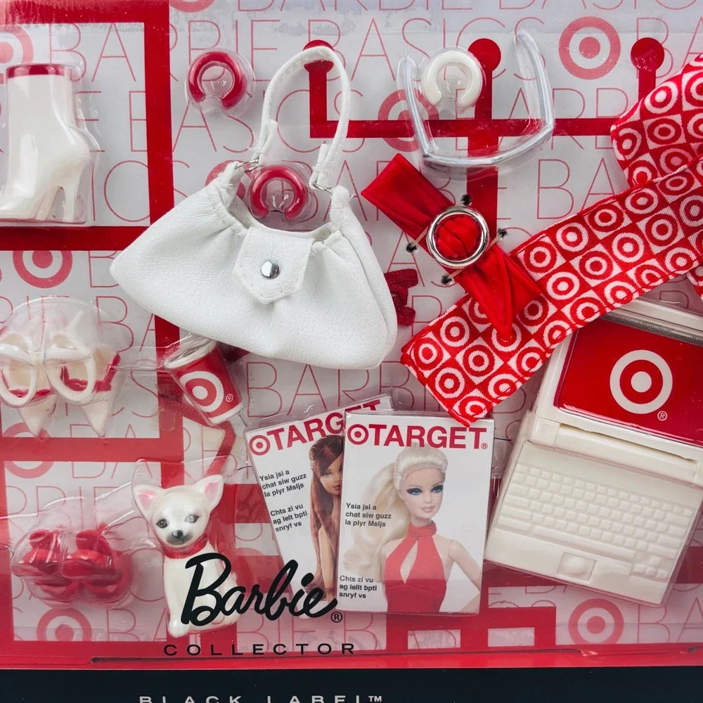 Barbie Basics Look No 01 Collection Red Target Accessory Pack Black Label V0337
